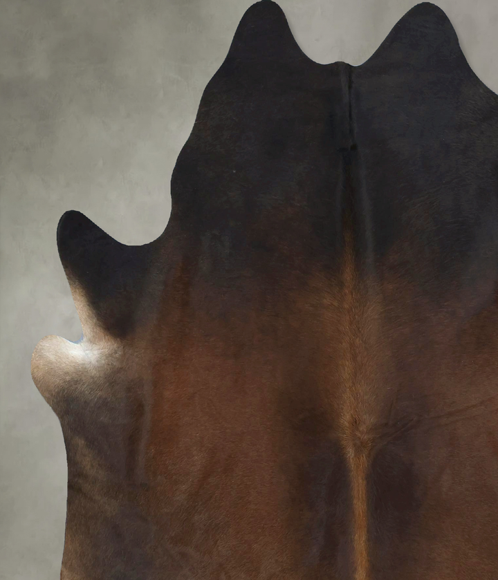 Warm Caramel X-Large Brazilian Cowhide Rug 7'0"H x 6'0"W #B21157 by Hudson Hides