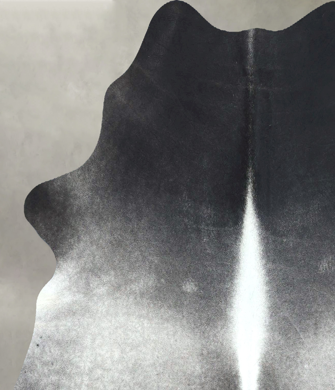 Medium Grey Large Brazilian Cowhide Rug 5'10"H x 5'1"W #B21168 by Huds