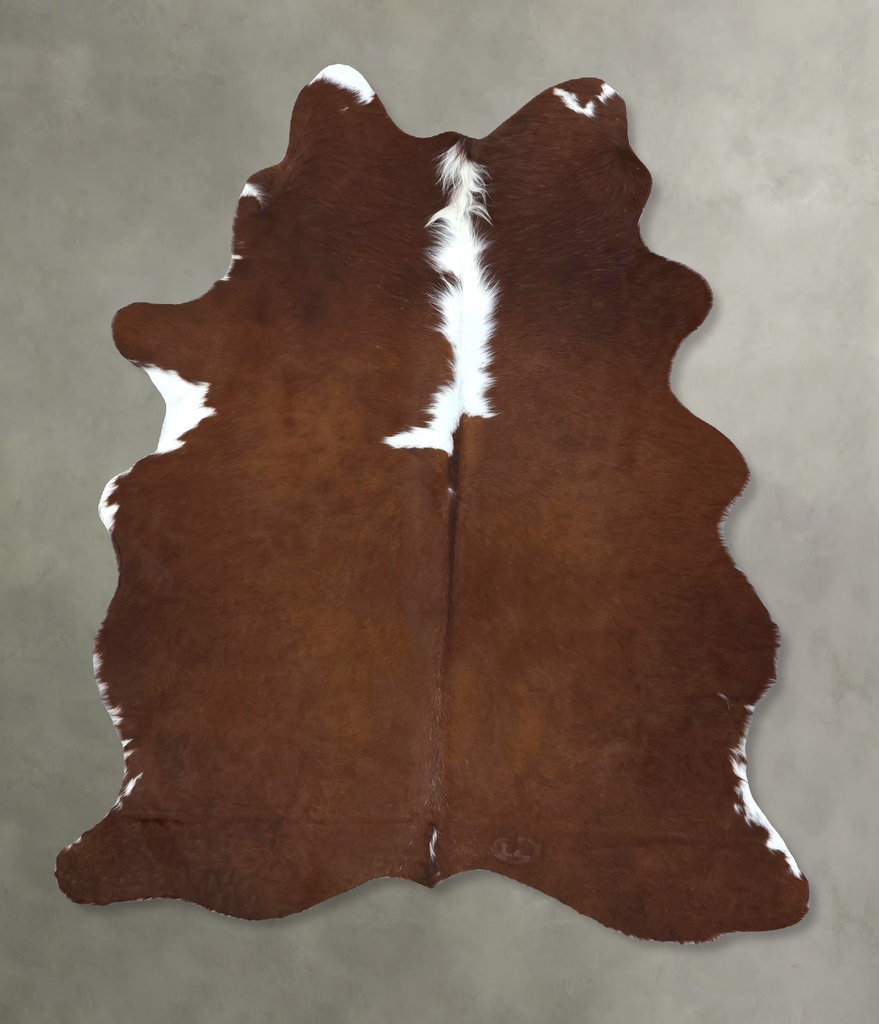 Hereford Large Brazilian Cowhide Rug 6'9"H x 5'2"W #B21169 by Hudson Hides