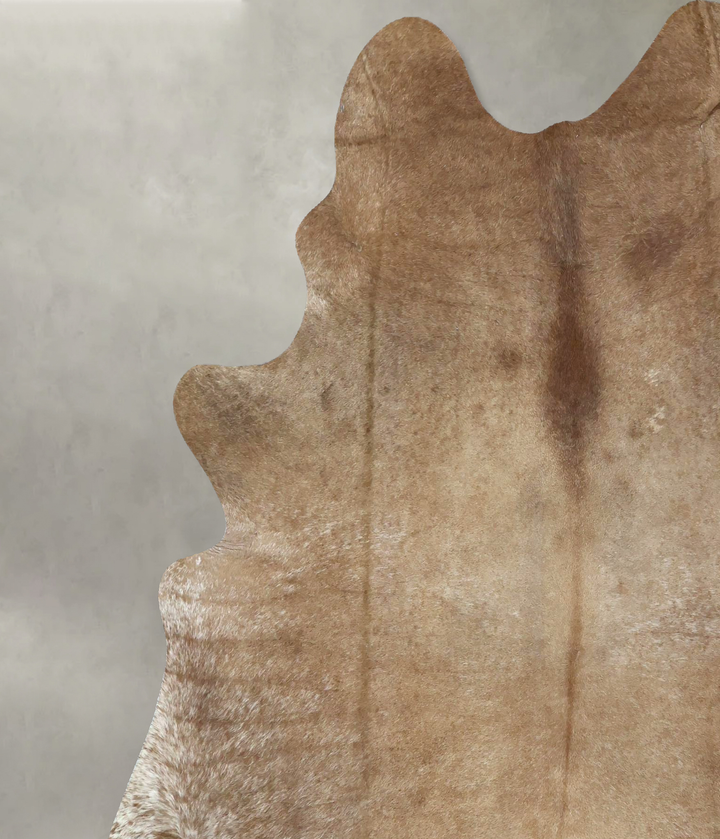 Salt and Pepper Brown X-Large Brazilian Cowhide Rug 7'6"H x 6'0"W #B21174 by Hudson Hides