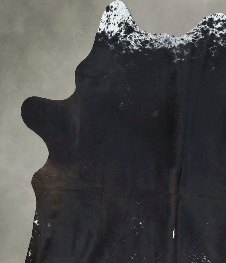 Chocolate X-Large Brazilian Cowhide Rug 7'0"H x 6'1"W #B21189 by Hudson Hides