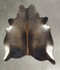 Chocolate Large Brazilian Cowhide Rug 6'1