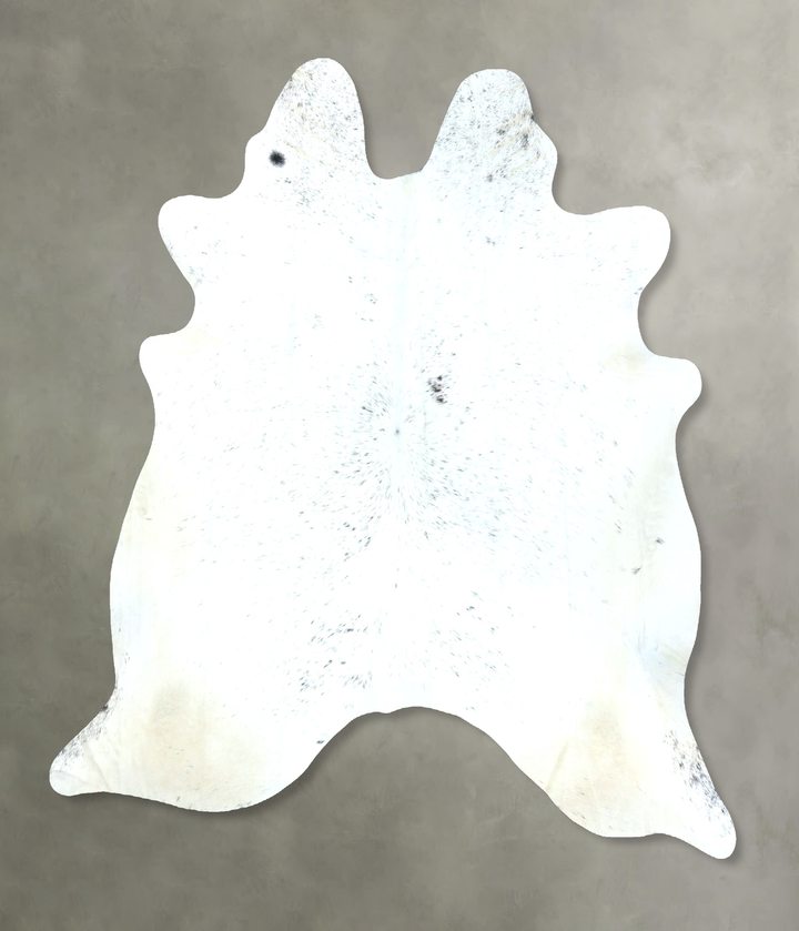 Light Grey X-Large Brazilian Cowhide Rug 6'10"H x 6'5"W #B21198 by Hudson Hides