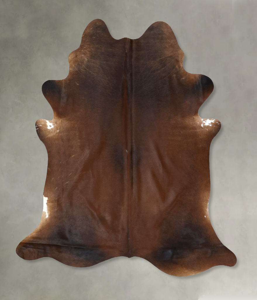 Warm Caramel X-Large Brazilian Cowhide Rug 7'5"H x 6'3"W #B21199 by Hudson Hides