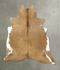 Beige X-Large Brazilian Cowhide Rug 7'3