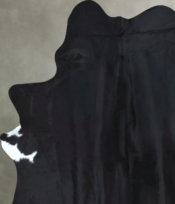 Black and White X-Large Brazilian Cowhide Rug 7'3"H x 5'6"W #B21209 by Hudson Hides