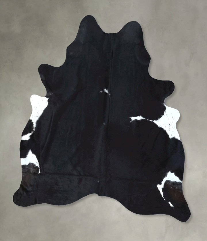 Black and White X-Large Brazilian Cowhide Rug 7'4"H x 6'3"W #B21212 by Hudson Hides