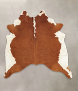 Hereford XX-Large Brazilian Cowhide Rug 7'4"H x 7'2"W #B2122 by Hudson Hides