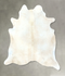 Ivory with Beige X-Large Brazilian Cowhide Rug 7'1