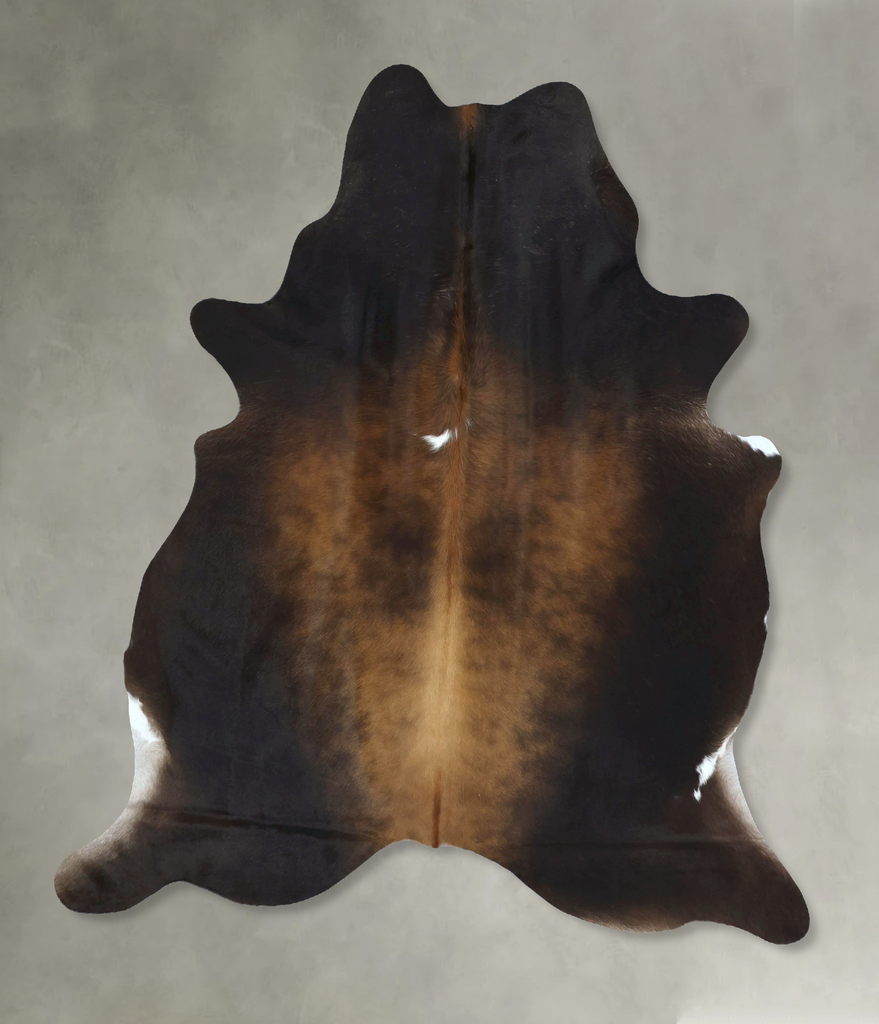 Warm Caramel X-Large Brazilian Cowhide Rug 7'2"H x 5'8"W #B21225 by Hudson Hides