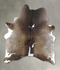 Chocolate Large Brazilian Cowhide Rug 6'10