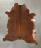 Solid Brown X-Large Brazilian Cowhide Rug 7'3