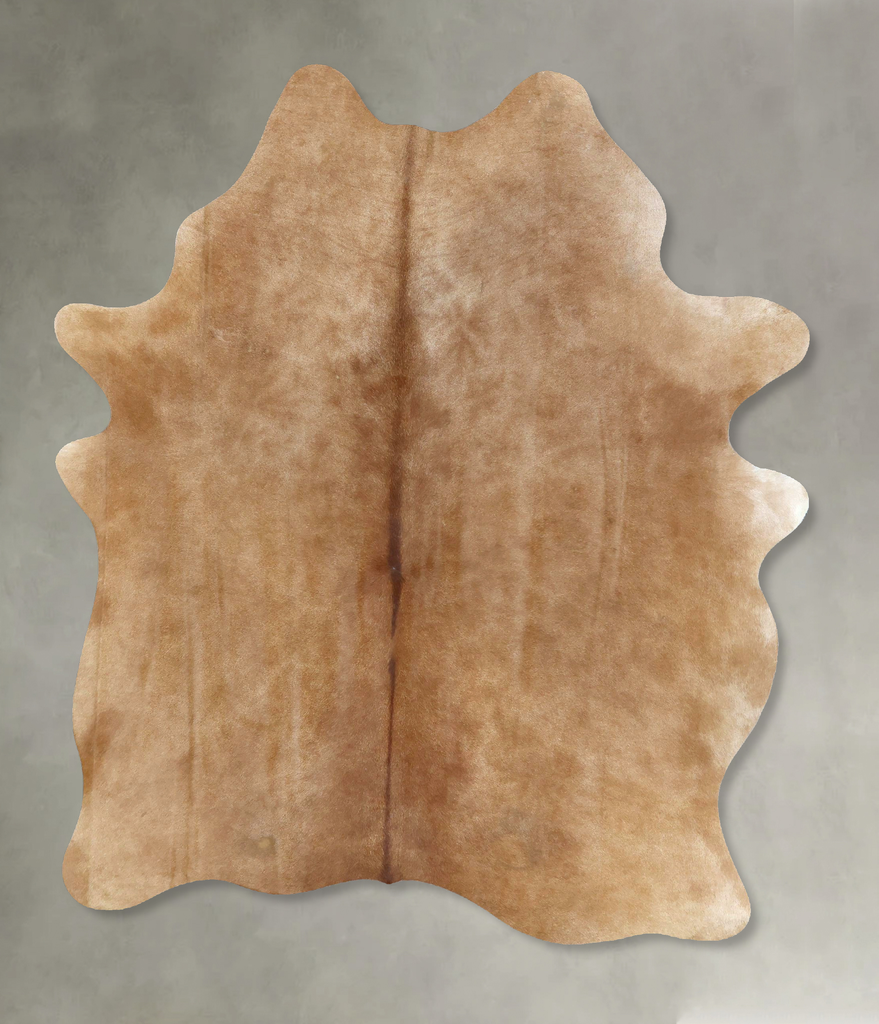 Beige Large Brazilian Cowhide Rug 7'0"H x 4'11"W #B21233 by Hudson Hides