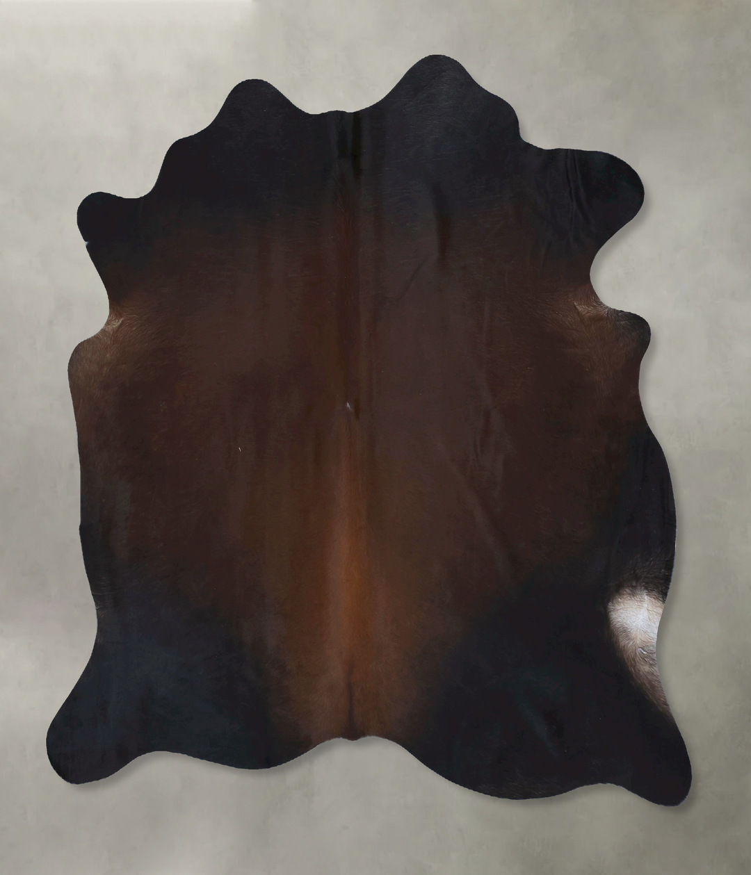 Warm Caramel Large Brazilian Cowhide Rug 6'8"H x 5'9"W #B21234 by Huds