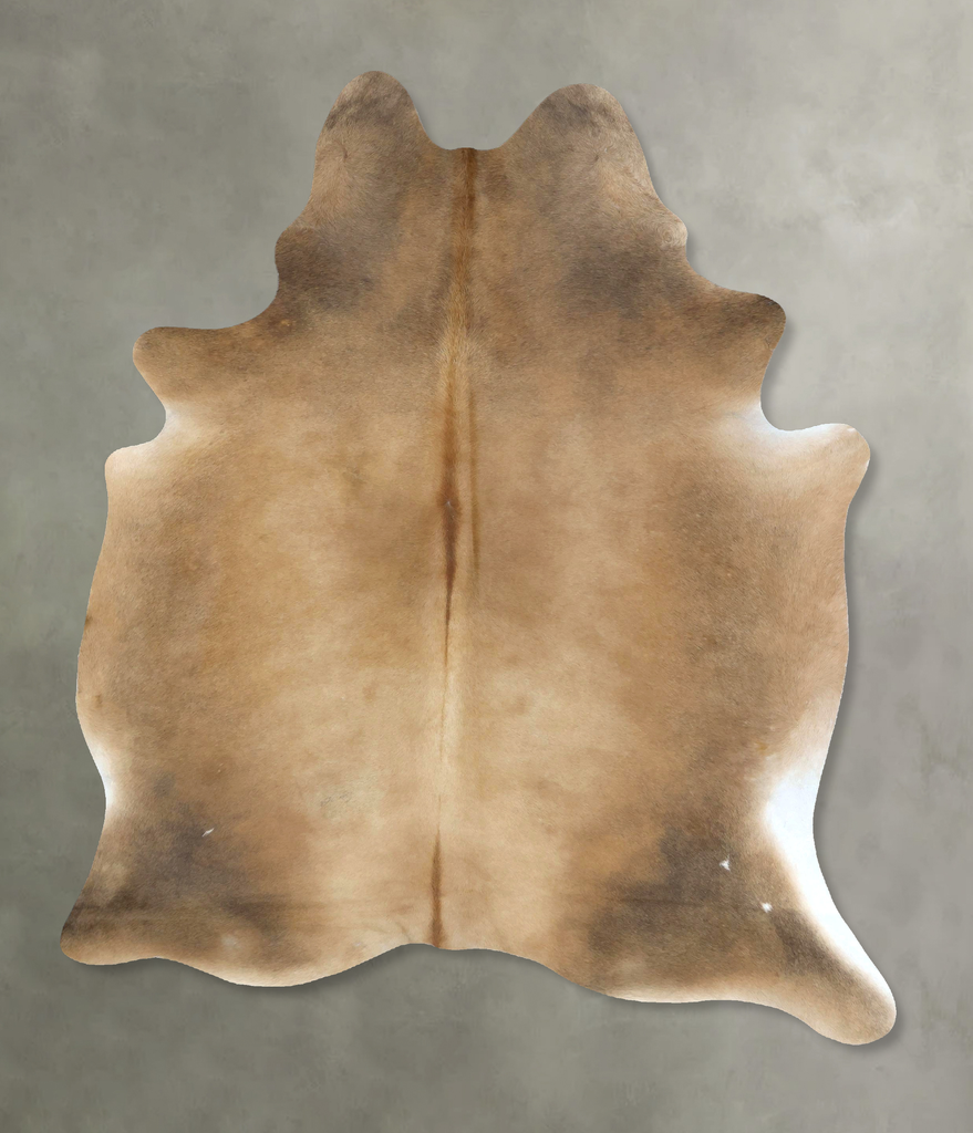 Light Caramel X-Large Brazilian Cowhide Rug 7'8"H x 5'6"W #B21237 by Hudson Hides