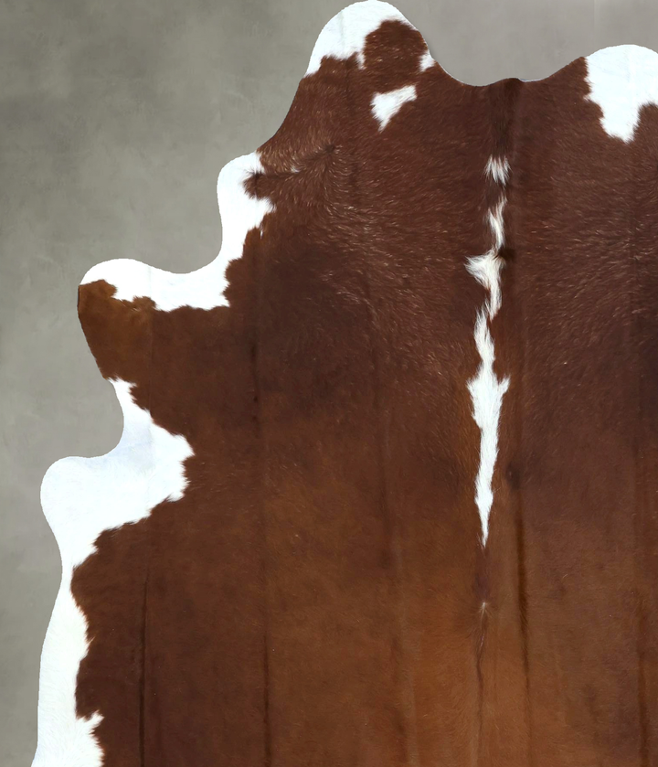 Hereford X-Large Brazilian Cowhide Rug 7'2"H x 6'0"W #B21243 by Hudson Hides