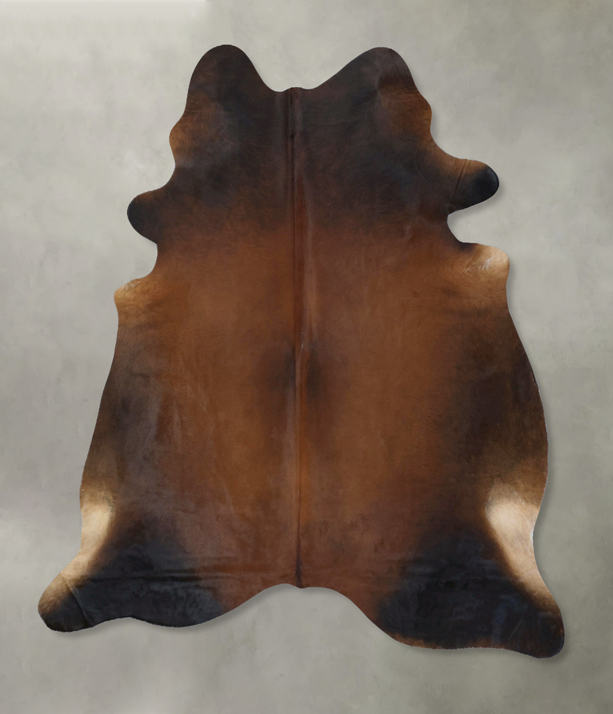 Warm Caramel X-Large Brazilian Cowhide Rug 7'4"H x 6'4"W #B21253 by Hudson Hides