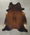 Warm Caramel X-Large Brazilian Cowhide Rug 7'4