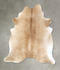 Beige X-Large Brazilian Cowhide Rug 7'3