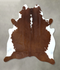 Hereford X-Large Brazilian Cowhide Rug 7'2