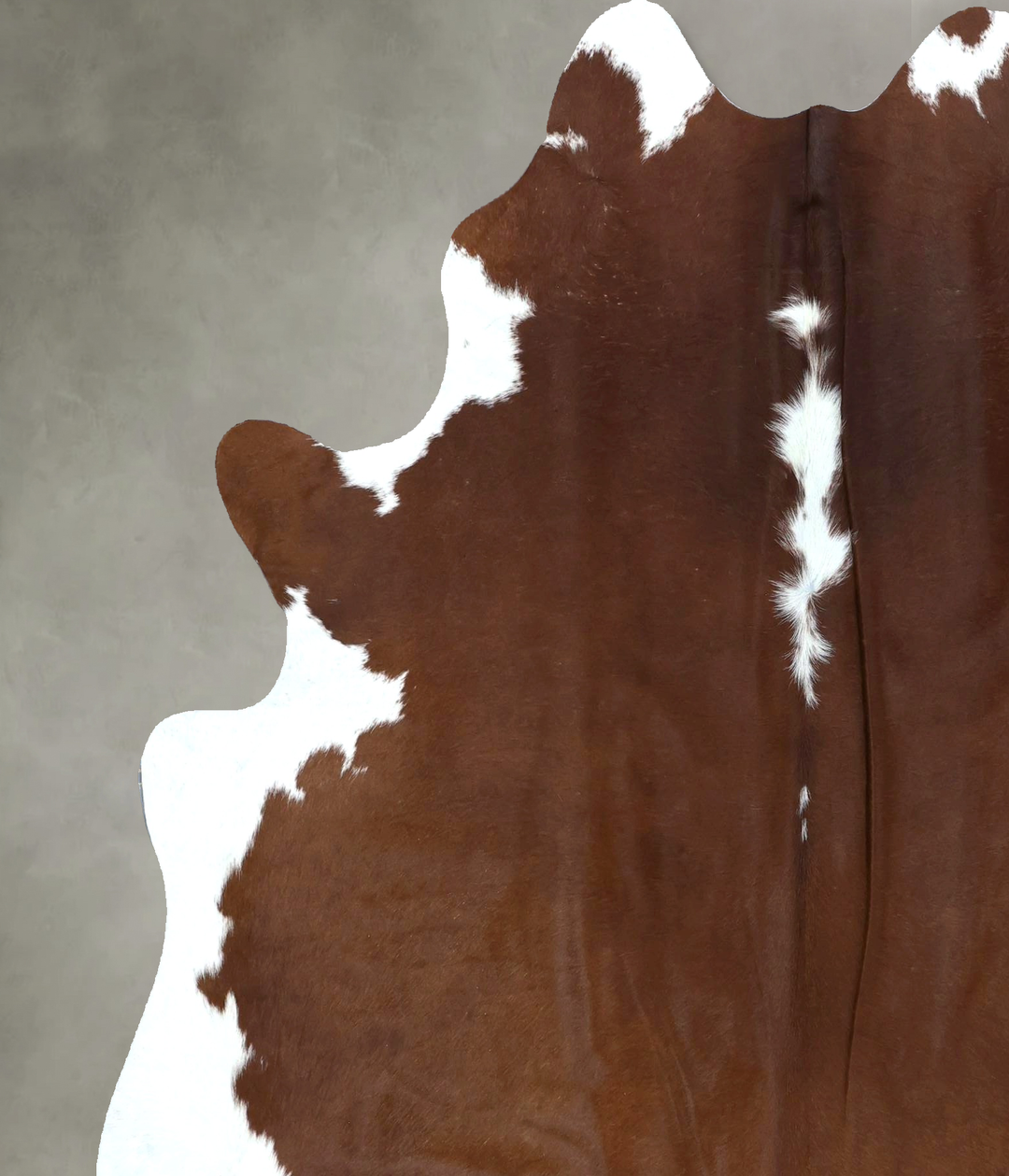 Hereford X-Large Brazilian Cowhide Rug 7'2"H x 6'1"W #B21260 by Hudson
