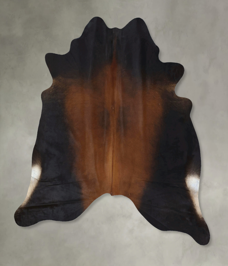 Warm Caramel X-Large Brazilian Cowhide Rug 7'3"H x 6'9"W #B21266 by Hudson Hides