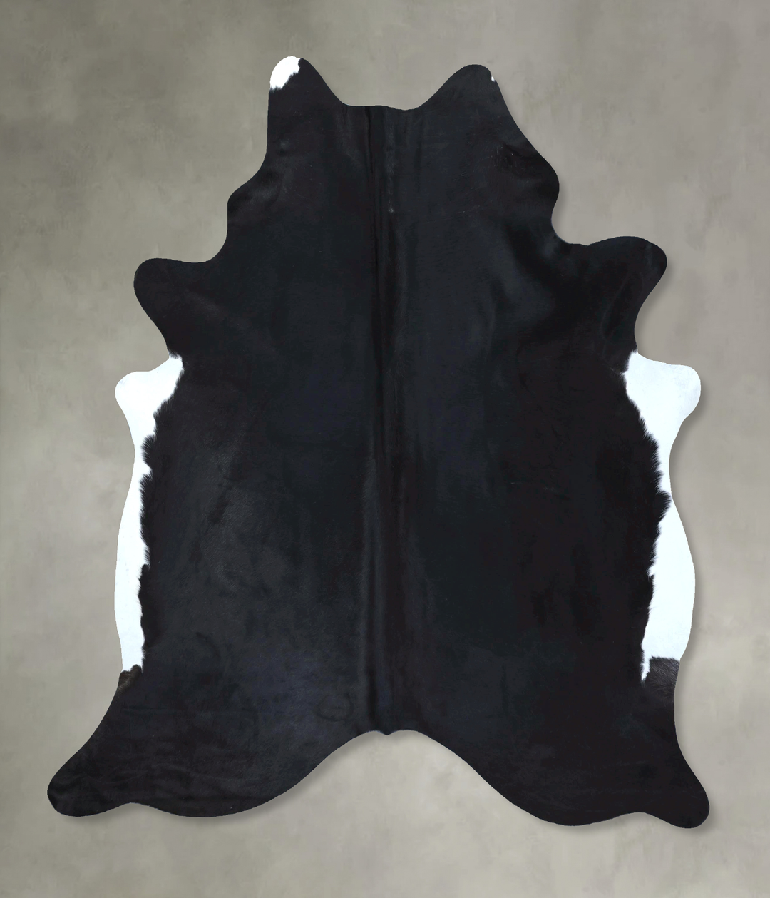 Black and White X-Large Brazilian Cowhide Rug 7'0"H x 5'10"W #B21269 b