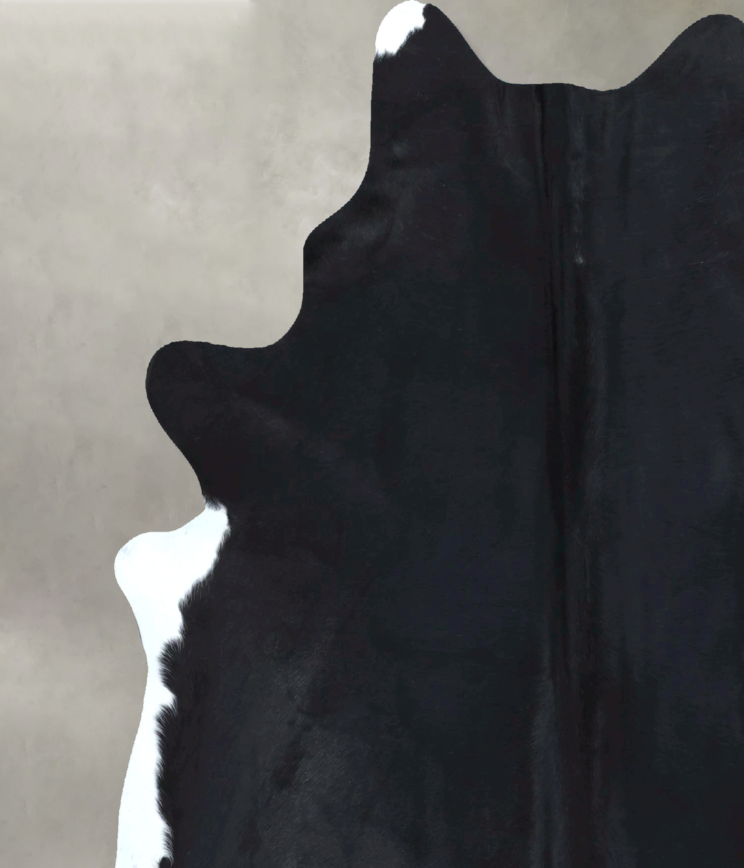 Black and White X-Large Brazilian Cowhide Rug 7'0"H x 5'10"W #B21269 b