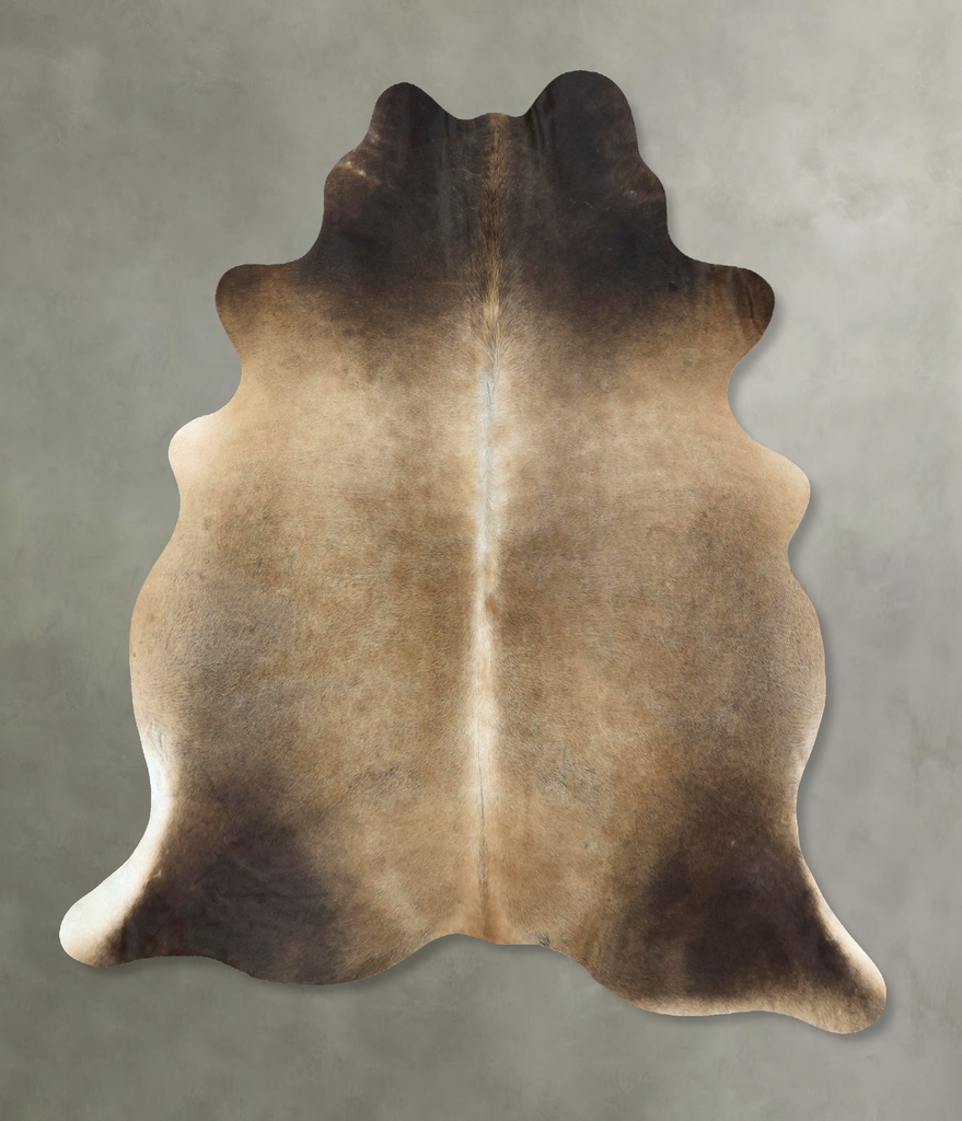 Chocolate X-Large Brazilian Cowhide Rug 7'4"H x 6'2"W #B21290 by Hudson Hides
