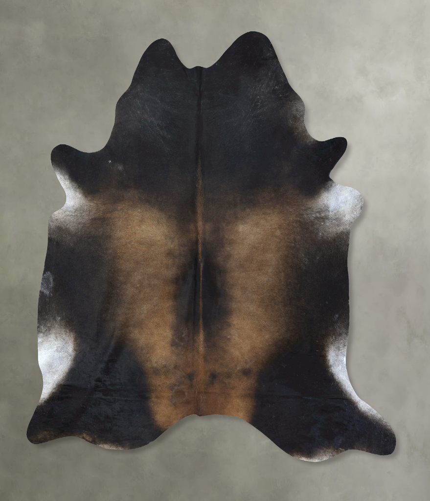 Chocolate XX-Large Brazilian Cowhide Rug 8'5"H x 7'2"W #B21299 by Hudson Hides