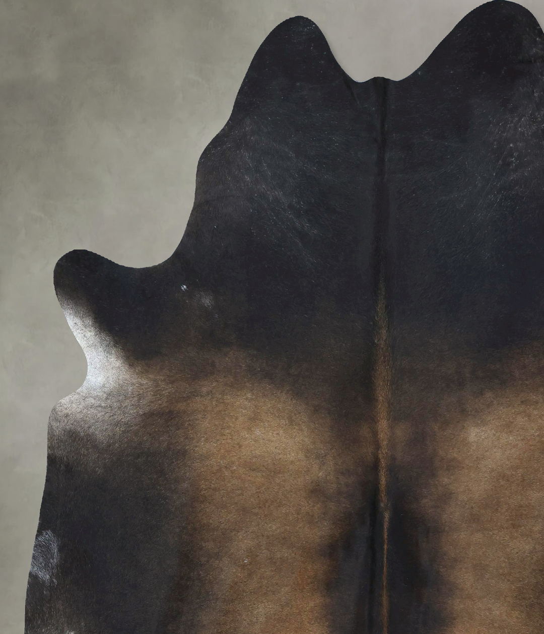 Chocolate XX-Large Brazilian Cowhide Rug 8'5"H x 7'2"W #B21299 by Huds