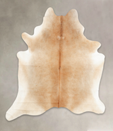 Beige XX-Large Brazilian Cowhide Rug 7'8"H x 6'6"W #B2220 by Hudson Hides