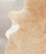 Beige XX-Large Brazilian Cowhide Rug 7'10"H x 6'5"W #B2223 by Hudson Hides