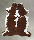 Tricolor X-Large European Cowhide Rug 7'5"H x 6'4"W #B22367 by Hudson Hides