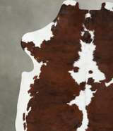 Tricolor X-Large European Cowhide Rug 7'5"H x 6'4"W #B22367 by Hudson Hides
