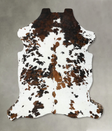 Tricolor X-Large European Cowhide Rug 7'5"H x 6'5"W #B22369 by Hudson Hides
