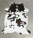 Tricolor X-Large European Cowhide Rug 7'9"H x 6'2"W #B22377 by Hudson Hides