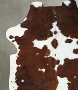 Tricolor X-Large European Cowhide Rug 7'6"H x 6'8"W #B22378 by Hudson Hides