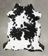 Tricolor XX-Large European Cowhide Rug 7'6"H x 6'11"W #B22409 by Hudson Hides