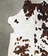 Tricolor XX-Large European Cowhide Rug 7'9"H x 7'2"W #B22410 by Hudson Hides
