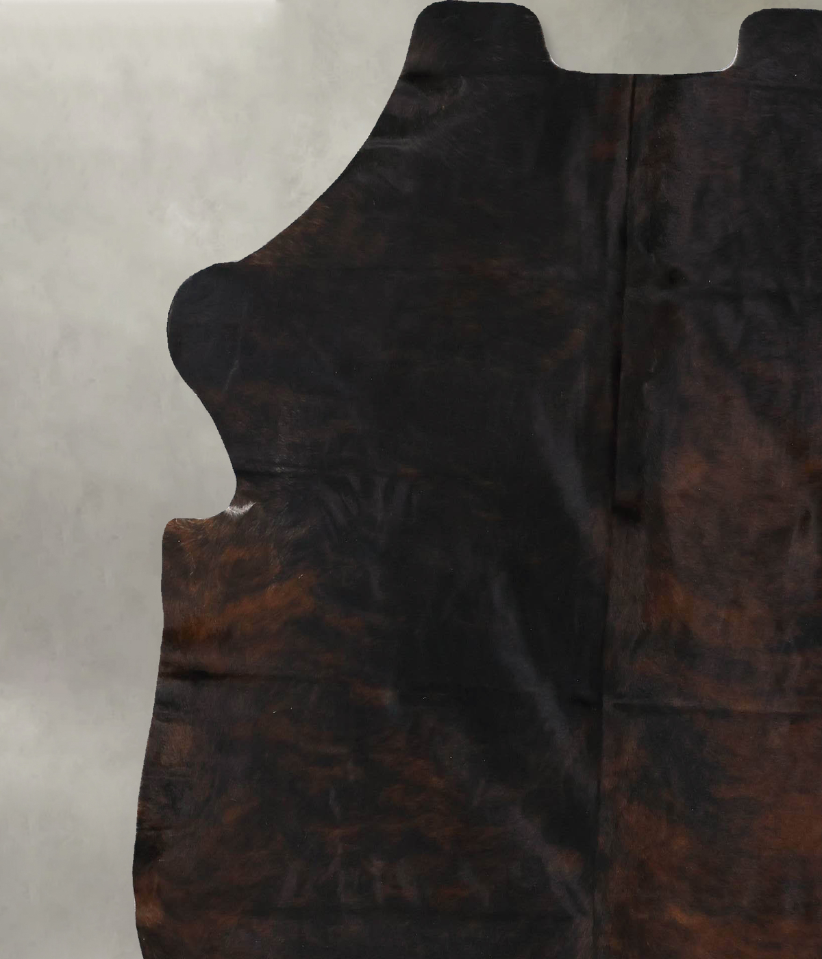 Dark Brindle X-Large European Cowhide Rug 7'2"H x 6'5"W #B22415 by Hudson Hides