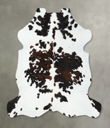 Tricolor XX-Large European Cowhide Rug 7'6"H x 7'2"W #B22463 by Hudson Hides