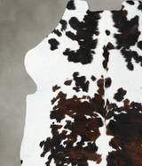 Tricolor XX-Large European Cowhide Rug 7'6"H x 7'2"W #B22463 by Hudson Hides