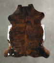 Dark Brindle XX-Large European Cowhide Rug 7'11"H x 7'1"W #B22468 by Hudson Hides