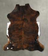 Dark Brindle XX-Large European Cowhide Rug 7'11"H x 7'1"W #B22468 by Hudson Hides