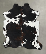 Tricolor X-Large European Cowhide Rug 7'5"H x 6'1"W #B22477 by Hudson Hides