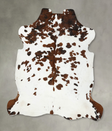 Tricolor X-Large European Cowhide Rug 7'3"H x 6'9"W #B22483 by Hudson Hides