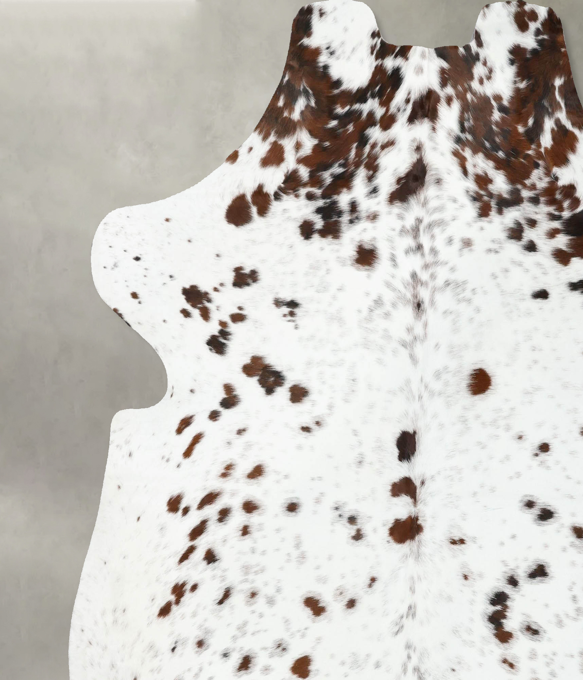 Tricolor X-Large European Cowhide Rug 7'2"H x 6'9"W #B22500 by Hudson Hides