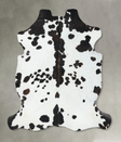 Tricolor XX-Large European Cowhide Rug 7'7"H x 6'11"W #B22526 by Hudson Hides