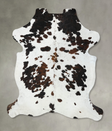 Tricolor X-Large European Cowhide Rug 7'7"H x 6'1"W #B22543 by Hudson Hides